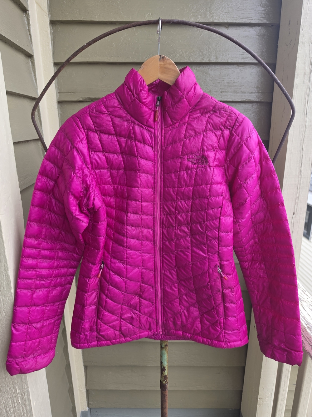 North Face Women's Magenta Thermoball Jacket